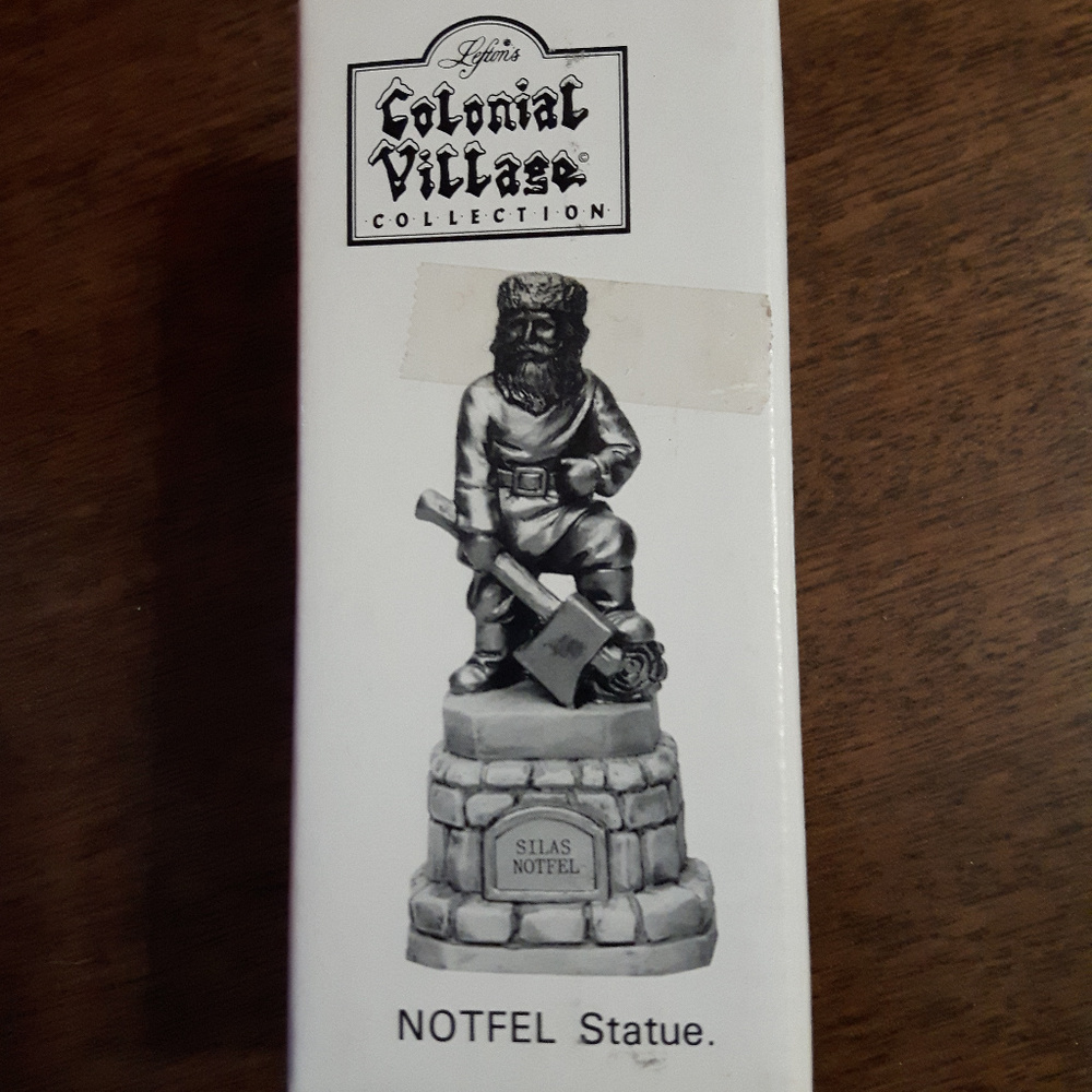 1995 lefton colonial village figurine Notfel